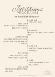 Jubiläumsprogramm 2026