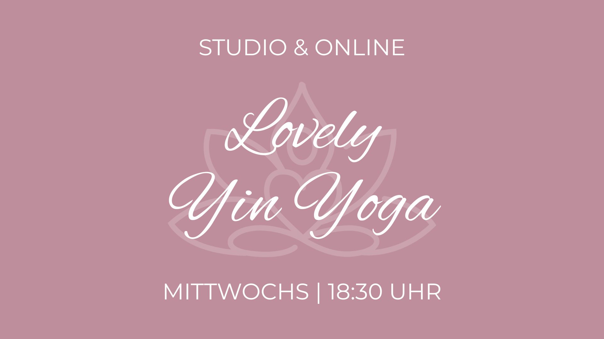 Lovely Yin Yoga Studio und Online
